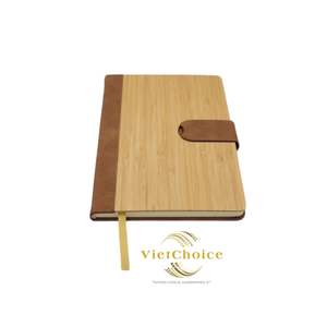 Cahier de couverture en bambou naturel 100% de haute qualité papeterie de bureau écologique en vrac de Vietchoice fabriqué au Viet Nam - Product Image 4