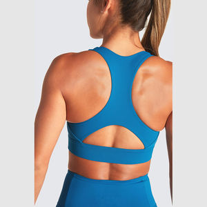 Sujetador deportivo de Yoga sin costuras para mujer con logotipo, Top corto transpirable para gimnasio, Top deportivo cómodo para Fitness - Product Image 4