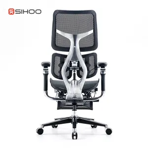 SIHOO S300 kursi kantor eksekutif modern bionik utama 6D sandaran tangan berbaring kursi ergonomis