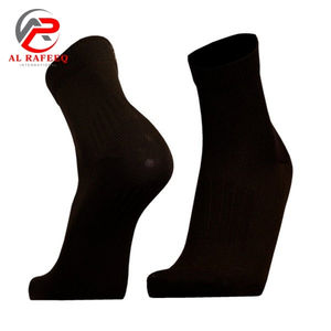 Calcetines Deportivos Largos de Algodón para Hombre, Color Sólido, para Otoño e Invierno, Mediana Altura - Product Image 1