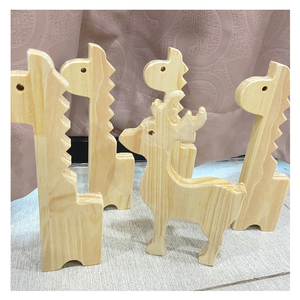 Niños Aprendizaje temprano Animales educativos Juguetes de madera naturales y ecológicos - Product Image 1