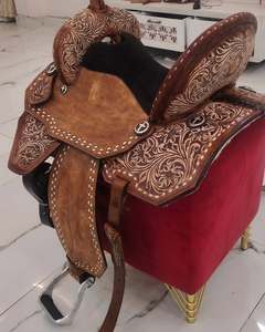 Silla de Montar para Caballo de Cuero Premium Hecha a Mano, de Diseño, Duradera y Cómoda, Estilo Western/Inglés, con Componentes de Madera y Plástico, Alta Calidad, Venta al por Mayor - Product Image 6