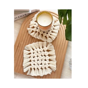 Manteles individuales de macramé para mesa de comedor, diseño Industrial hecho a mano, mesa de comedor, utensilios de cocina, accesorios de decoración del hogar, uso en fiestas - Product Image 6