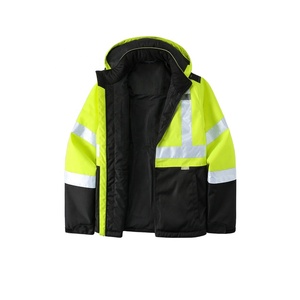 Veste de travail haute visibilité industrielle, veste de sécurité réfléchissante, veste de protection fluorescente pour travaux de construction et de circulation - Product Image 5