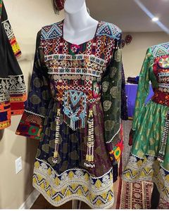 Vêtements traditionnels faits à la main robe afghane haute qualité meilleur matériel afghan Vintage femmes robes 0696 - Product Image 6