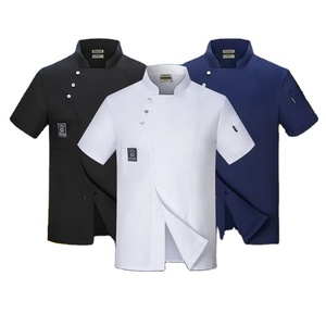 Venta caliente chaqueta de Chef de algodón profesional abrigo de Chef uniforme personalizado Chef chaqueta bar restaurante uniforme - Product Image 1