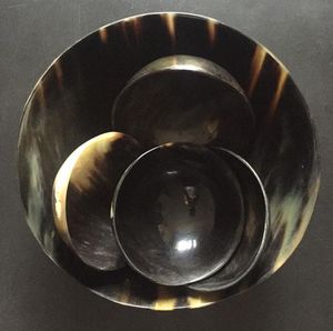 CUENCO DE CUERNO DE BUFALO NATURAL DE CALIDAD ÚNICA Disponible en todos los tamaños Cuerno indio Artesanía Cuenco de cuerno decorativo para el hogar y - Product Image 6