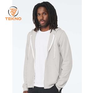 เสื้อฮู้ดสวมหัวเก็บความร้อนลำลองของผู้ชายผ้าฝ้าย380gsm 100% มีฮู้ดผ้าคอตตอนสีพื้นสำหรับฤดูหนาว - Product Image 4