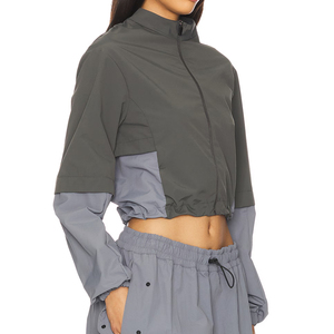Ensemble coupe-vent de haute qualité, sur mesure, 100% polyester, jogging deux pièces, ensemble de vêtements de sport, ensemble coupe-vent léger, vente en gros - Product Image 3