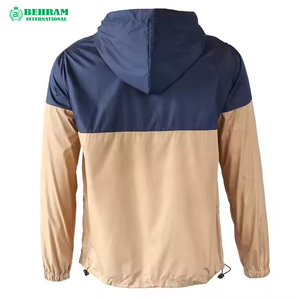 Sweat à capuche zippé épais unisexe en molleton/éponge française, couleur unie, séchage rapide, respirant, décontracté, hiver - Product Image 3
