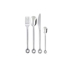 Ensemble de couverts en acier inoxydable moderne améliorant la présentation de la table avec une esthétique élégante adapté à tous les repas - Product Image 1