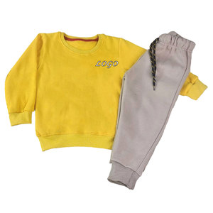 Conjuntos de joggers transpirables para niños, chándales de lana hechos a medida para niños para entrenamiento, chándal al por mayor para trotar - Product Image 2