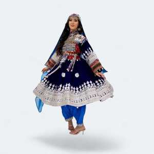 เดรสแขนยาวปักระบายระบายอากาศได้ดีสำหรับผู้หญิงชุดเดรสสั้นลายชนเผ่าแอฟริกันเรียบง่าย - Product Image 2