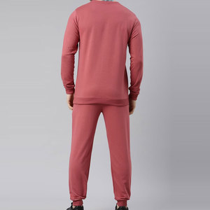 Chándal de algodón 100% ligero y transpirable de alta calidad para hombre, patrón sólido personalizado, respetuoso con el medio ambiente, superventas para invierno - Product Image 3