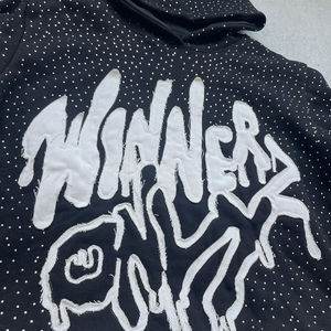 Sudadera con Capucha Oversize Vintage Personalizada, con Estampado Personalizado, Efecto Desgastado por el Sol, Mezcla de Algodón, para Hombre, con Lavado Ácido - Product Image 4