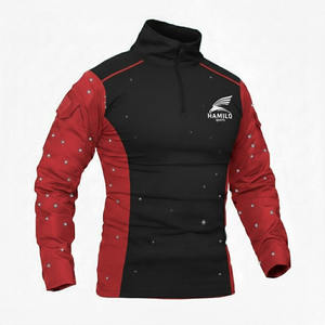 T-shirt de compression à manches longues à faible MOQ, personnalisez votre propre logo, t-shirt de compression pour hommes en vente - Product Image 5