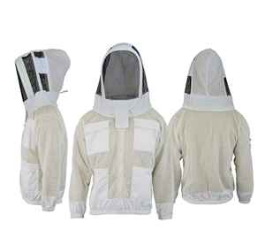Traje de apicultor de 3 capas ultraventilado, ropa de seguridad ligera para abejas con tela de malla para apicultores - Product Image 6