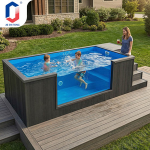 อ่างอะคริลิค สระว่ายน้ำกลางแจ้ง สปา สระว่ายน้ำเป่าลม อุปกรณ์สระว่ายน้ำ เครื่องทำความร้อน ปั๊มกรองน้ำ สระว่ายน้ำสำหรับครอบครัว สระว่ายน้ำในสวนหลังบ้าน - Product Image 6