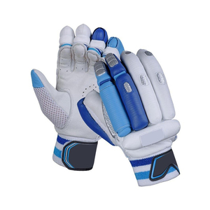 SportsGear New Design Plain Solid Color <b>Cricket</b> Batting Gloves Customized Logo Printing Made of Leather - Product Image 5