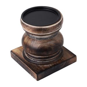 Bougeoirs en bois pour bougies pilier méditation haut rond décor accessoires fabricant vente directe d'usine - Product Image 4