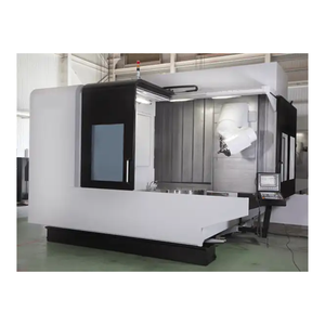 เครื่องกัดซีเอ็นซีแนวนอนสำหรับงานหนัก HMC500 5 แกน พร้อมหัวจับเปลี่ยนเครื่องมืออัตโนมัติ 24 แขน ISO40/NT40/R8  ระยะเคลื่อนที่ของแท่นงาน 800x400x400 มม. - Product Image 4