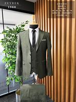 Costumes de mariage et d'affaires pour hommes de qualité supérieure, coupe ajustée, double boutonnage, grandes tailles, sur mesure, anti-plis, pour adultes