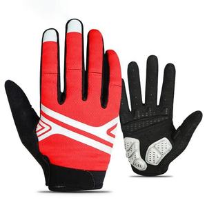 2023 Custom Made Full <b>Finger</b> Leather Waterproof Adjustable Impact Gloves High Quality Motocross MTB Mountain for <b>Bike</b> Riding - Product Image 2