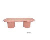 Chaise et table pour bébé de couleur rose vintage, prix fabricant, fabriqué au Vietnam
