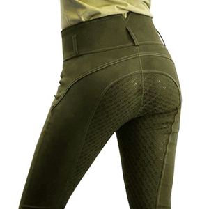 Pantalones de equitación sublimación personalizados de fábrica al por mayor mallas de equitación de calidad superior con logotipo personalizado de ajuste elástico - Product Image 2