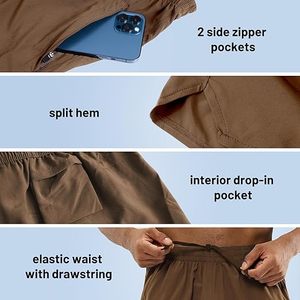 กางเกงออกกำลังกายขาสั้นสำหรับผู้ชายกางเกงขาสั้นเล่นยิมฟิตเนส5นิ้วทำจากโพลีเอสเตอร์ออกแบบได้ตามต้องการ - Product Image 4