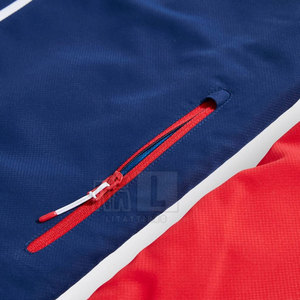 เสื้อแจ็คเก็ตกันลมผู้ชายแบบมีฮู้ด สีตามสั่ง โลโก้ด้านหน้า ระบายอากาศ แห้งเร็ว บริการ OEM คุณภาพสูง ขายส่ง ราคาพิเศษ - Product Image 5