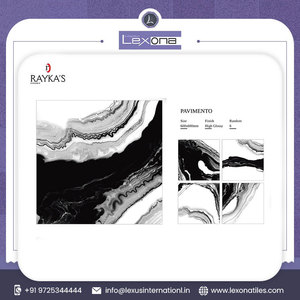 กระเบื้องปูพื้นพอร์ซเลนขัดเงาเต็มตัวขนาด600X600มม. พื้นผิวเป็นของแข็งสำหรับตกแต่งภายใน - Product Image 6