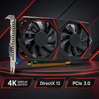 Carte graphique de jeu GTX 750 Ti 8 Go GDDR5 PCI Express 128 bits à double ventilateur, nouvelle carte graphique de bureau