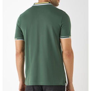 Diseño de tendencia Popular para hombre, camisetas de costura con botones de verano, polos informales - Product Image 4