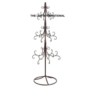 Support de Présentation en Métal Noir Robuste, Style Unique Décoratif, pour Décoration Intérieure et Fêtes, Idéal pour Noël - Product Image 5