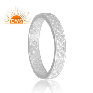 Nuevo diseño, anillo de banda de Plata de Ley 925 para mujer, joyería personalizada para mujer, regalo para ella - Product Image 2