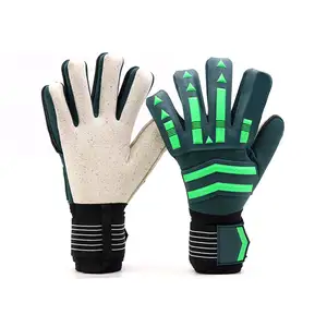 Hot sale Cheap High Quality Finger Protection rubber soccer goalkeeper gloves receiver