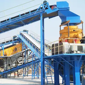Linha de produção para fabricação de areia fina, minério de ferro, quartzo e dolomita, triturador VSI para venda