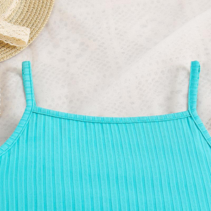 Conjuntos de ropa para niñas pequeñas Ropa de verano para niñas Traje Patrón Camisa Falda Ropa para niños - Product Image 4