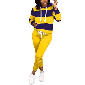 Two-Piece Casual Sweat Outfits for Women Heavyweight Long Sleeve <b>Hoodie</b> Jogging Suits <b>Matching</b> Sets - Product Image 1
