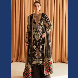 2024 tendencias Cp personalizable de tres piezas sin coser traje de lino bordado para mujer ropa de boda/Vestido Formal costura personalizada - Product Image 1