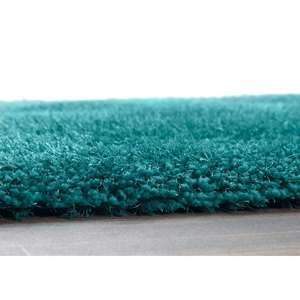 Alfombra Peluda Color Verde Azulado Oscuro Estilo Chicago, Alfombra de Poliéster Hecha a Mano para Sala de Estar, Pasillo o Dormitorio - Product Image 4