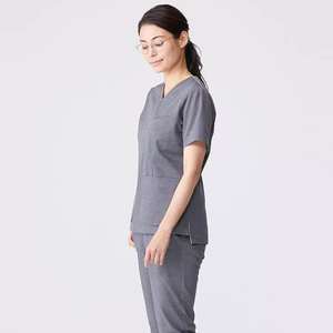 Spandex Stretch Uniforme Soins Infirmiers Scrubs Uniformes En Gros Hôpital Uniforme Médical Scrubs Top - Product Image 2