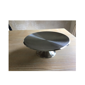 Fabrication indienne Support à gâteau en acier à 1 niveau Supports à gâteau en carton pour tables à dessert Présentoir à cupcakes et Offre Spéciale - Product Image 1