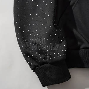 เสื้อฮู้ดผู้ชายประดับเพชรเทียม สำหรับใส่กลางแจ้งในฤดูหนาว แฟชั่นพื้นฐาน ขายดี คุณภาพพรีเมียม ซิปหน้า ผ้าฝ้าย 100% เป็นมิตรกับสิ่งแวดล้อม - Product Image 4