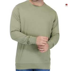 Sweat-shirt à col rond brodé de haute qualité pour homme, sweat-shirt unisexe, logo personnalisé, 100% coton, sweat-shirt vintage à col rond - Product Image 1