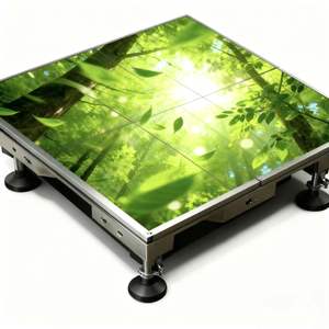 Panneaux de sol de danse LED interactifs, location de scène, affichage P3.91 P4.81 P5.2 P6.25, écran de carrelage de sol LED - Product Image 3