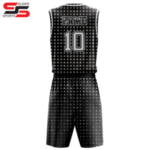 Camiseta de baloncesto de alta calidad, conjuntos de baloncesto impresos por sublimación, uniformes de baloncesto para hombres personalizados OEM - Product Image 6