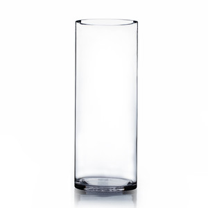 VCY0412 - Cylinder Glass Vase - 4 x 12 - Product Image 1