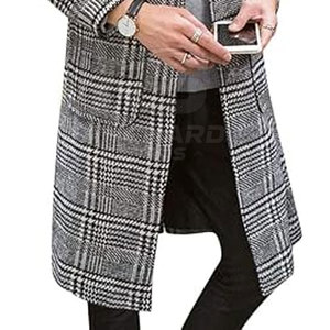 Manteau long pour homme, élégant, d'hiver, formel, manteau long à capuche pour homme, manteau d'hiver, vêtements d'extérieur chauds - Product Image 4